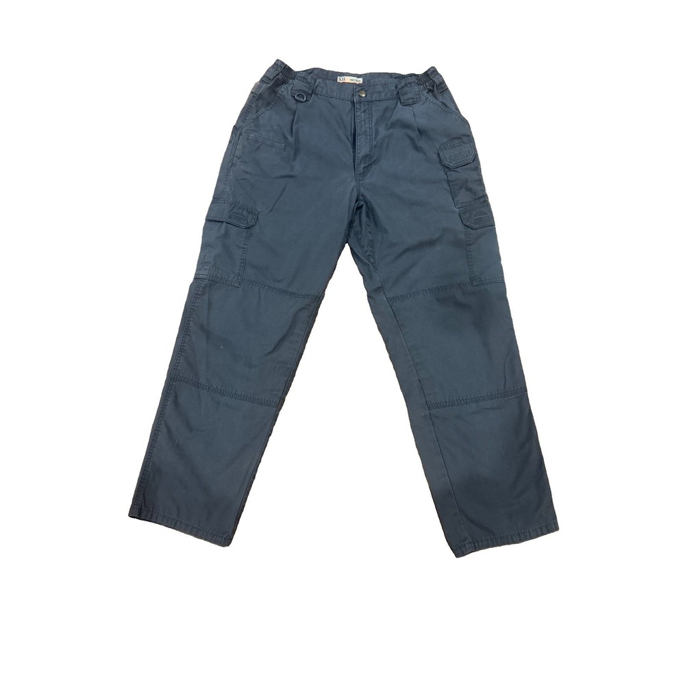 5.11 Tactical 74251 Cargo Pants Mens 36x32 Black Cotton Canvas Work Duty